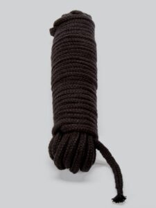 Bondage Boutique Soft Bondage Rope 10 Metre — Erotic • Black