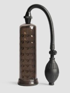 BASICS Textured Penis Pump 7.5 Inches - Black Lovehoney BASICS BASICS Textured Penis Pump 7.5 Inches — Sex Toys • Black