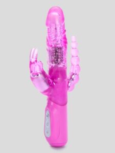 Lovehoney Jessica Rabbit 10 Function Triple Rabbit Vibrator - Pink Lovehoney Jessica Rabbit 10 Function Triple Rabbit Vibrator — Sex Toys • Pink