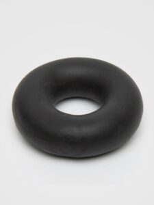 Lovehoney BASICS BASICS Comfort Stretchy Cock Ring — Erotic • Black