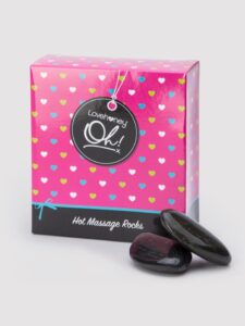 Lovehoney Oh! Hot Massage Rocks — Erotic • Black