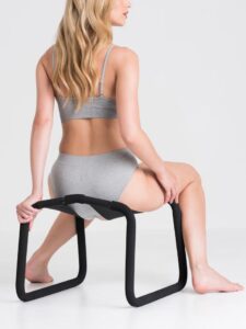 Bondage Boutique Sex Position Enhancer Chair — Erotic • Black