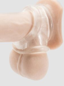 Oxballs Atomic Jock Stretchy Cock and Ball Sleeve — Sex Toys • Clear