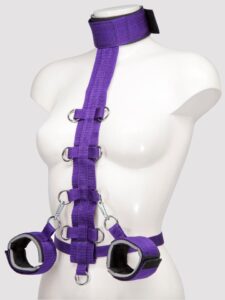 Purple Reins Body Harness Restraint — Lingerie • Purple