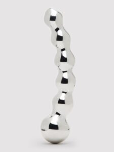 Lovehoney Desire Desire Luxury Beaded Stainless Steel Dildo — Sex Toys • Silver