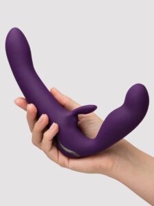 Lovehoney Desire Desire Luxury Rechargeable Strapless Strap-On Dildo Vibrator — Sex Toys • Purple
