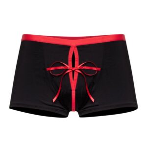 LHM Unwrap Me Men's Boxer Shorts - S / M — Lingerie • Black