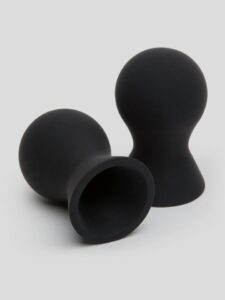 Lovehoney Perfect Pair Silicone Nipple Suckers — Sex Toys • Black