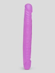 Lovehoney BASICS BASICS Double-Ended Dildo 12 Inch — Sex Toys • Purple