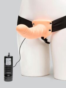 Lovehoney Perfect Partner Unisex Hollow Vibrating Strap-On 8 Inch — Sex Toys • Flesh Pink Australia Lovehoney Perfect Partner Unisex Hollow Vibrating Strap-On 8 Inch — Sex Toys • Flesh Pink