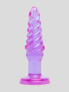 Lovehoney BASICS BASICS Spiral Butt Plug 4 Inch — Erotic • Purple Australia Lovehoney BASICS BASICS Spiral Butt Plug 4 Inch — Erotic • Purple