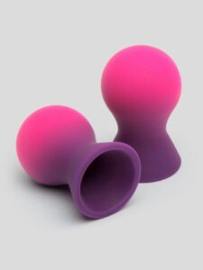 Lovehoney Colourplay Colour-Changing Silicone Nipple Suckers — Sex Toys • Purple