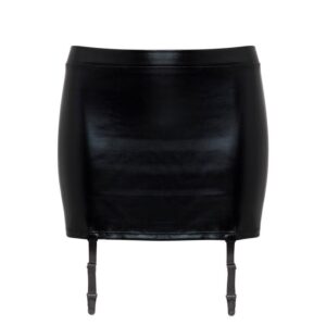 Lovehoney Lingerie Lovehoney Fierce Wet Look Suspender Skirt t - Small — Lingerie • Black Australia Lovehoney Lingerie Lovehoney Fierce Wet Look Suspender Skirt t - Small — Lingerie • Black