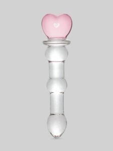 Lovehoney Crystal Heart Wavy Glass Dildo 6 Inch — Sex Toys • Clear Australia Lovehoney Crystal Heart Wavy Glass Dildo 6 Inch — Sex Toys • Clear
