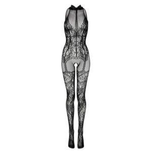 Lovehoney Lingerie Lovehoney Lace and Fishnet Crotchless Basque Bodystocking - One size — Lingerie • Black Australia Lovehoney Lingerie Lovehoney Lace and Fishnet Crotchless Basque Bodystocking - One size — Lingerie • Black
