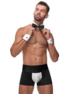 Male Power Sexy Butt-ler Costume - L / XL — Lingerie • Black