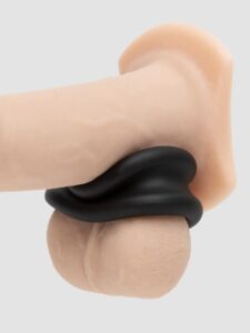 Bondage Boutique Silicone Ball Stretcher — Erotic • Black Australia Bondage Boutique Silicone Ball Stretcher — Erotic • Black