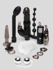 Lovehoney Wild Weekend Mega Couple's Sex Toy Kit (11 Piece) — Sex Toys • Black