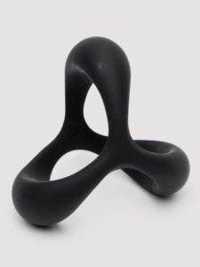 Lovehoney Black Silicone Cock and Ball Sling — Sex Toys • Black