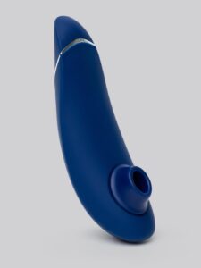 Womanizer Premium 2 Rechargeable Smart Silence Clitoral Suction Stimulator — Sex Toys • Blue