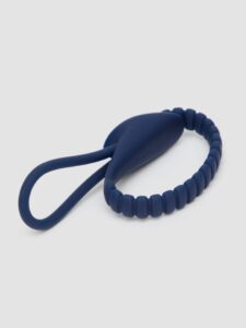 Lovehoney Super Looper Adjustable Silicone Cock Ring — Erotic • Blue