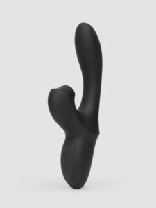 Lovehoney Dual Embrace Warming G-Spot and Clitoral Suction Rabbit Vibrator — Sex Toys • Black