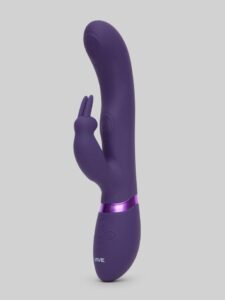 Shots Toys Vive MAY Rechargeable Pulsing Silicone Rabbit Vibrator — Sex Toys • Purple