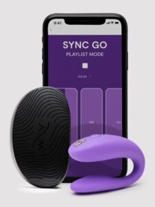 We-Vibe Sync Go App Controlled Rechargeable Clitoral and G-Spot Vibrator — Sex Toys • Purple