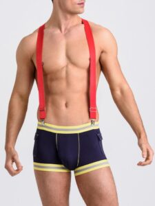 LHM Smokin' Hot Fireman Costume - L / XL — Lingerie • Blue