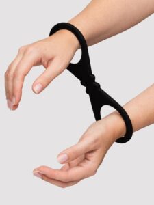 Lovehoney Silicone Quick Cuffs — Lingerie • Black Australia Lovehoney Silicone Quick Cuffs — Lingerie • Black