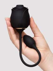 Fifty Shades of Grey Dark Blushing Rose Clitoral Suction Stimulator and Vibrating Egg — Sex Toys • Black Australia Fifty Shades of Grey Dark Blushing Rose Clitoral Suction Stimulator and Vibrating Egg — Sex Toys • Black