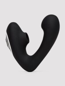 Fifty Shades of Grey Greedy Girl Duet Dual Stimulator with Clitoral Suction — Sex Toys • Black