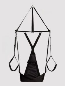 DOMINIX Deluxe Professional Bondage Sex Swing — Erotic • Black