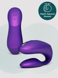 We-Vibe Chorus Pro Cosmic Purple App and Remote Controlled Couple's Vibrator — Sex Toys • Blue