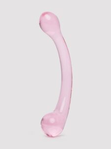 Lovehoney Sensual Glass Double-Ended G-Spot Dildo — Sex Toys • Pink
