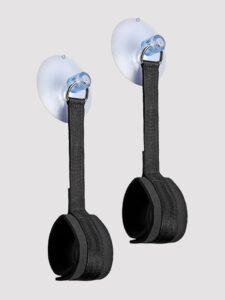 Ouch! Bondage Ouch! Adjustable Suction Cup Handcuffs — Erotic • Black Australia Ouch! Bondage Ouch! Adjustable Suction Cup Handcuffs — Erotic • Black