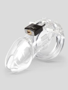 CB Chastity Devices CB-6000 Male Chastity Cage Kit — Erotic • Clear