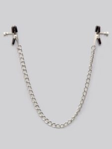 Bondage Boutique Adjustable Nipple Clamps — Sex Toys • Silver