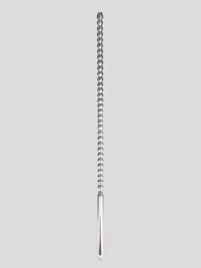 Penis Plug Double Ended Stainless Steel Ribbed Urethral Dilator 6mm — Sex Toys • Silver