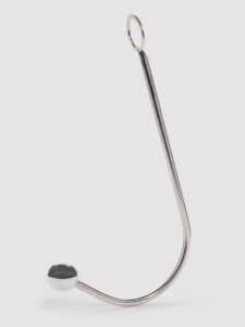 DOMINIX Deluxe Small Anal Hook — Erotic • Silver