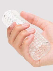 Lovehoney BASICS BASICS Clear Textured Stroker — Sex Toys • Clear Australia Lovehoney BASICS BASICS Clear Textured Stroker — Sex Toys • Clear