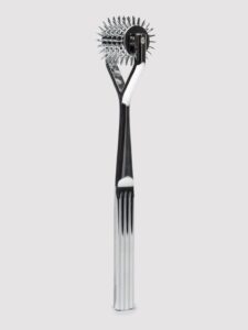 DOMINIX Deluxe 5 Row Stainless Steel Wartenberg Pinwheel — Erotic • Silver Australia DOMINIX Deluxe 5 Row Stainless Steel Wartenberg Pinwheel — Erotic • Silver