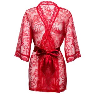 Lovehoney Lingerie Lovehoney Flaunt Me Red Lace Robe - One size — Lingerie • Red Australia Lovehoney Lingerie Lovehoney Flaunt Me Red Lace Robe - One size — Lingerie • Red
