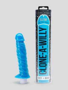 Clone A Willy Clone-A-Willy Glow In The Dark Vibrator Moulding Kit Blue — Erotic • Blue