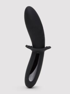 Mantric Rechargeable P-Spot Probe Vibrator — Sex Toys • Black