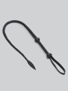 Bondage Boutique Black Rose Whip — Erotic • Black