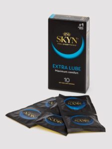 Lifestyles SKYN Extra Lubricated Non Latex condoms 53mm (10 Pack) — Erotic