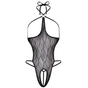 Exposed Crotchless Open Cup Mesh Body - S / M — Lingerie • Black Australia Exposed Crotchless Open Cup Mesh Body - S / M — Lingerie • Black