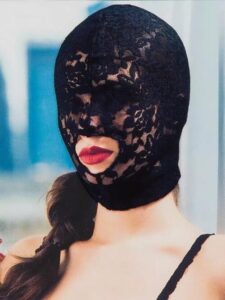 Cal Exotics Scandal Open Mouth Lace Hood — Lingerie • Black Australia Cal Exotics Scandal Open Mouth Lace Hood — Lingerie • Black