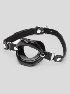 DOMINIX Deluxe Silicone Open Mouth Lip Gag 1.5-Inches Diameter — Lingerie • Black Australia DOMINIX Deluxe Silicone Open Mouth Lip Gag 1.5-Inches Diameter — Lingerie • Black